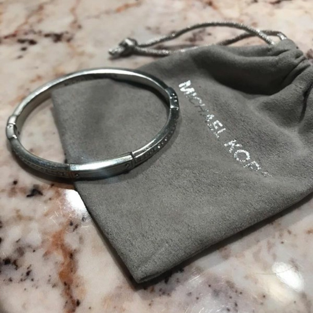 Michael Kors studded silver bracelet